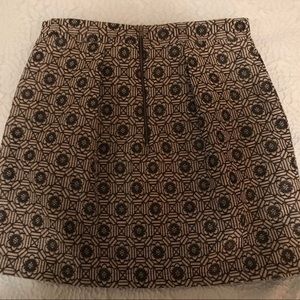 Blue Rain High Waisted Mini Skirt